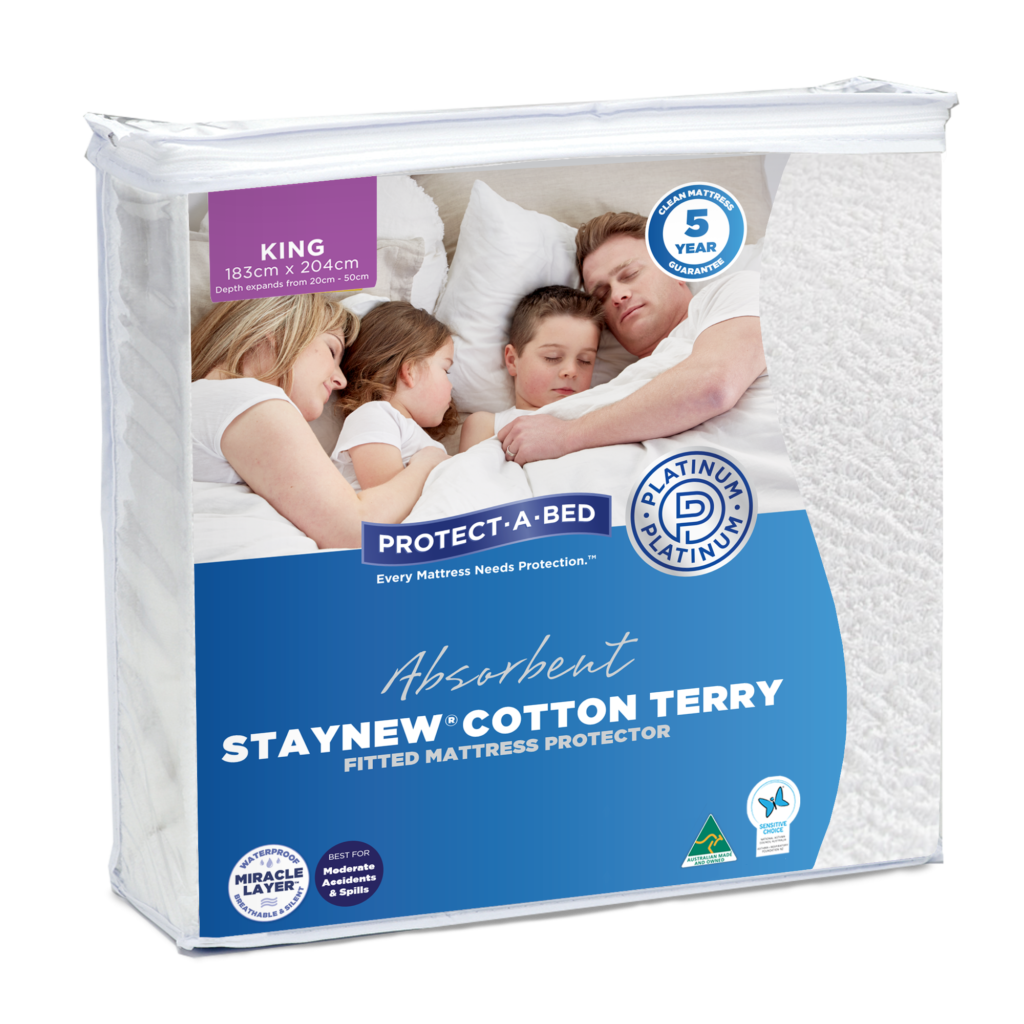 Staynew Cotton Waterproof Mattress Protector – Australian Bedding Company